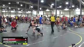72 lbs Round 3 (6 Team) - JEFFERY DUNAWAY, Poundtown vs Hayden Rathgeber, Untouchables Black