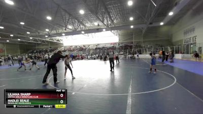 75 lbs Round 2 - Liliana Sharp, Uintah Girls Wrestling Club vs Hadlei Seale, Ridgeline Riverhawks