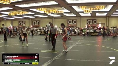 91 lbs Round 1 (6 Team) - Xuan Graham, SVRWC Gold vs Hugh Zimmerman, Revival White