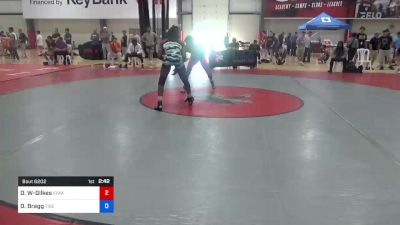 57 kg Round Of 64 - Dalton Whitehall-Gilkes, Iowa vs David Bragg, Tiger Wrestling Club