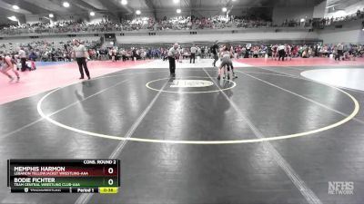 120 lbs Cons. Round 2 - Memphis Harmon, Lebanon Yellowjacket Wrestling-AAA  vs Bodie Fichter, Team Central Wrestling Club-AAA