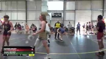 130 lbs Round 3 (6 Team) - Hayden Brady, Elite Athletic Club DZ vs David Becker, Attrition Wrestling