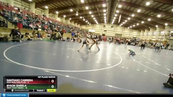 149 lbs Finals (2 Team) - Santiago Cabrera, Gold Rush Wrestling vs BYSON BARELA, West Coast Riders