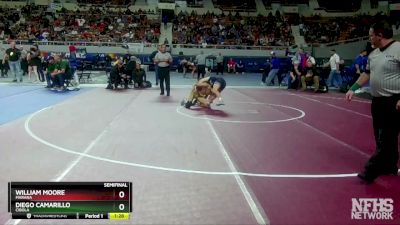 D1-113 lbs Semifinal - William Moore, Marana vs Diego Camarillo, Cibola