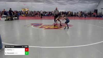 66 lbs Quarterfinal - Zackery Cserny, Boiling Springs vs Bryson Olszewski, Gowanda