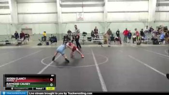 80 lbs Round 4 (8 Team) - Ayden Clancy, Rednose vs Raymond Causey, Rampage
