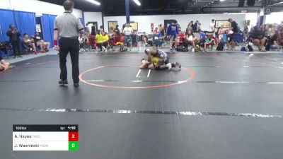 100 lbs Rr Rnd 1 - Austin Hayes, Team Takedown vs Joshua Wasnieski, Phoenix