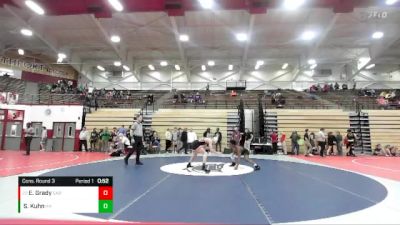 150 lbs Cons. Round 3 - Erick Grady, Indianapolis vs Simon Kuhn, Hamilton Heights