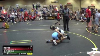 52 lbs Finals (8 Team) - Chance Beal, SWAT Gold vs Ren Tse, East Kansas Eagles