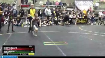 62 lbs Round 1 (4 Team) - Vince Bennett, Barn Kids vs Khiry Williams, MI Pitbulls