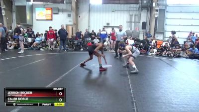 96 lbs Round 1 (8 Team) - Caleb Noble, Dynasty vs Jerron Becker, Mat Assassins