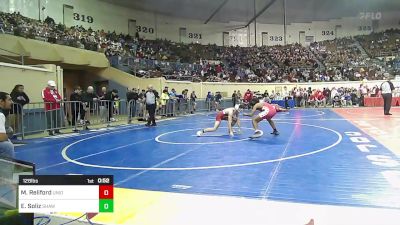 128 lbs Consi Of 64 #2 - Martel Reliford, Union vs Ethan Soliz, Shawnee Middle School