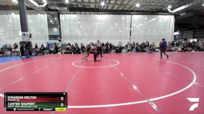 157 lbs Quarterfinal - Carter Shupert, Great Neck Wrestling Club vs D`Marion Melton, Granby WC