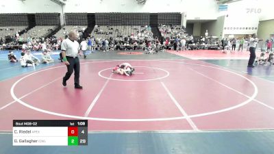 73 lbs Rr Rnd 2 - Christopher Riedel, Apex Elementary vs Gavin Gallagher, ICWL Bruisers White