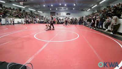 46 lbs Round Of 32 - Conor Ecker, R.A.W. vs Hunter Peterson, Claremore Wrestling Club