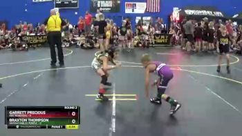 46 lbs Round 2 (6 Team) - Braxton Thompson, Untouchables Purple vs Garrett Precious, Mat Monsters