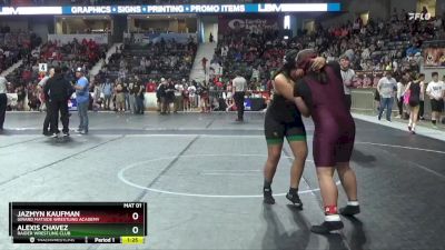 185 lbs Semifinal - Jazmyn Kaufman, Girard Matside Wrestling Academy vs Alexis Chavez, Raider Wrestling Club