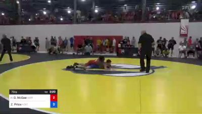 70 kg Round Of 128 - Damon McGee, George Mason vs Zach Price, North Carolina