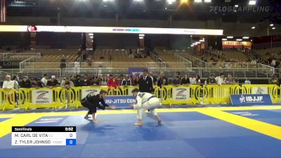 MICHAEL CARL DE VITA vs ZACHARY TYLER JOHNSON 2022 Pan Jiu Jitsu IBJJF Championship