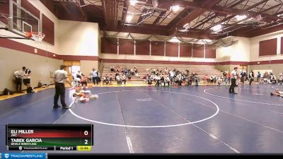 46 lbs Quarterfinal - Eli Miller, JWC vs Tarek Garcia, Devils Wrestling