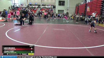 40 lbs Semifinal - Colin Casey, Arab Youth Wrestling vs Jack Branch, Tiger Elite Wrestling