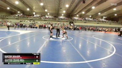 100 lbs Champ. Round 1 - Daxton Crane-Bell, Team Action Wrestling Club-A vs Karter Walker, Nixa Youth Wrestling-AAA 