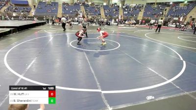 85 lbs Consi Of 16 #1 - Weston Huff, La Veta vs Brody Gherardini, Team Grand Valley Elite