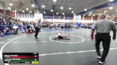 113 lbs Semifinal - Carlos Melgoza, Kingsburg vs Paulo Valdez, Hesperia