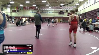 16UB-6 lbs Round 1 - Kaden Miller, Big Game Wrestling Club vs Jasper Sonberg, Caveman