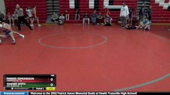 145 lbs Round 3 (12 Team) - Parker Edmondson, Thompson HS vs Tanner Smith, Oak Mountain