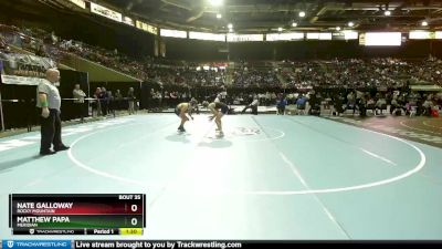 5A 126 lbs Champ. Round 1 - Matthew Papa, Meridian vs Nate Galloway, Rocky Mountain