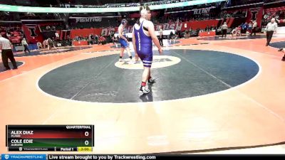 1A 285 lbs Quarterfinal - Alex Diaz, Plano vs Cole Edie, Auburn