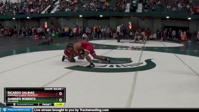 174 lbs Champ. Round 1 - Ricardo Salinas, Northern Illinois University vs Darrien Roberts, Oklahoma