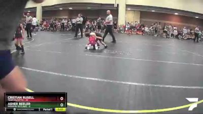 53 lbs Round 2 (6 Team) - Asher Beeler, Missouri Outlaws vs Cristian Rusell, Team Palmetto