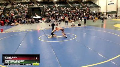 80 lbs Champ. Round 2 - Boone Smith, Dorchester vs Eastyn Heusinkvelt, St.Paul Youth Wrestling