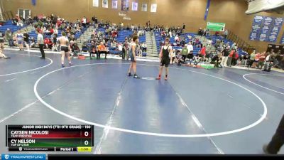 150 lbs Cons. Round 5 - Cy Nelson, Top Of Utah vs Caysen Nicolosi, Team Prestige