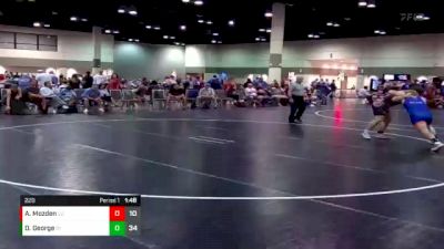 220 lbs Round 5 (6 Team) - Davin George, Michigan Blue vs Aiden Mozden, Ohio Titan Gold