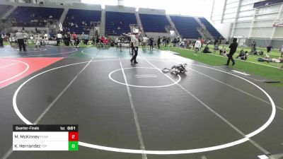 54 lbs Quarterfinal - Maddox McKinney, Fearless vs Khloe Hernandez, Top Dog WC