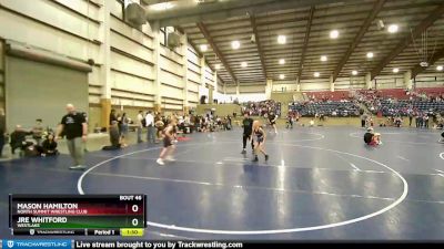 66 lbs Quarterfinal - Jre Whitford, Westlake vs Mason Hamilton, North Summit Wrestling Club