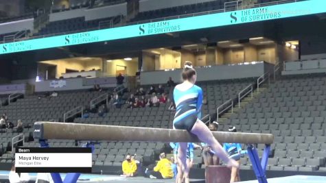 Maya Hervey - Beam, Michgan Elite - 2022 Elevate the Stage Toledo presented by Promedica