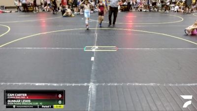 Round 5 (6 Team) - Gunnar Lewis, Ragin Raisins Wrestling Club vs Cam Carter, Illinois King Pins