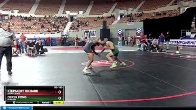 D2-150 lbs Champ. Round 1 - Derek Fong, Horizon vs Stepakoff Richard, Desert Edge