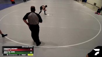 215 lbs Finals (8 Team) - Timothy DeSmet, Minneota vs Brevyn Agre, Roseau