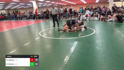 182 lbs Rr Rnd 4 - Ryan Walsh, Bethel Park HS vs Brooks Beres, CRWC HS