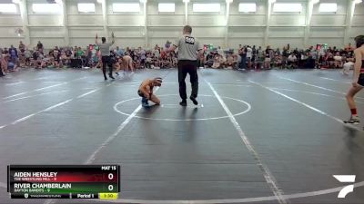 88 lbs Round 4 (6 Team) - Aiden Hensley, The Wrestling Mill vs River Chamberlain, Dayton Bandits