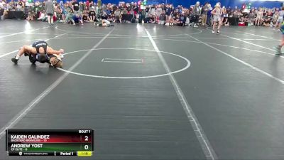 56 lbs Finals (2 Team) - Andrew Yost, CP Elite vs Kaiden Galindez, Backyard Brawlers