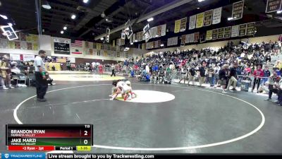 113 lbs Champ. Round 2 - Jake Marzi, Temecula Valley vs Brandon Ryan, Murrieta Valley