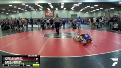 84 lbs Cons. Round 3 - Jebriel ElBardicy, Scanlan Wrestling Academy vs Ryder Anderson, Williamsburg Wrestling Club