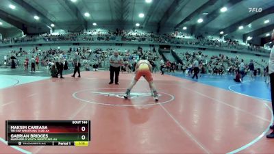 120 lbs 1st Place Match - Gabrian Bridges, Marshfield Youth Wrestling-AA  vs Maksim Careaga, Tri-Cap Wrestling Club-AA