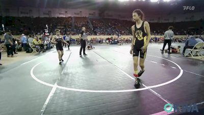 84 lbs Quarterfinal - Elijah Crane, Midwest City Bombers vs Brody Lowry, Jenks Trojan Wrestling Club